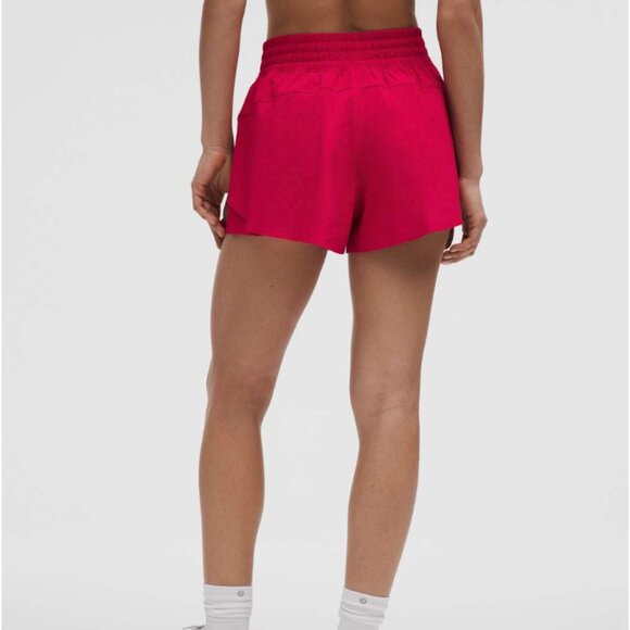 Lululemon Shake It Out High-Rise Running Short 2.5" Pink Dragonfruit - Picture 4 of 9